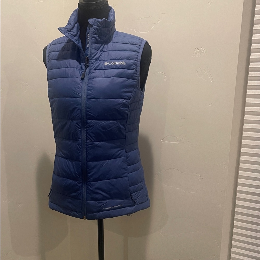 Columbia Omni Heat Navy Quilted Vest